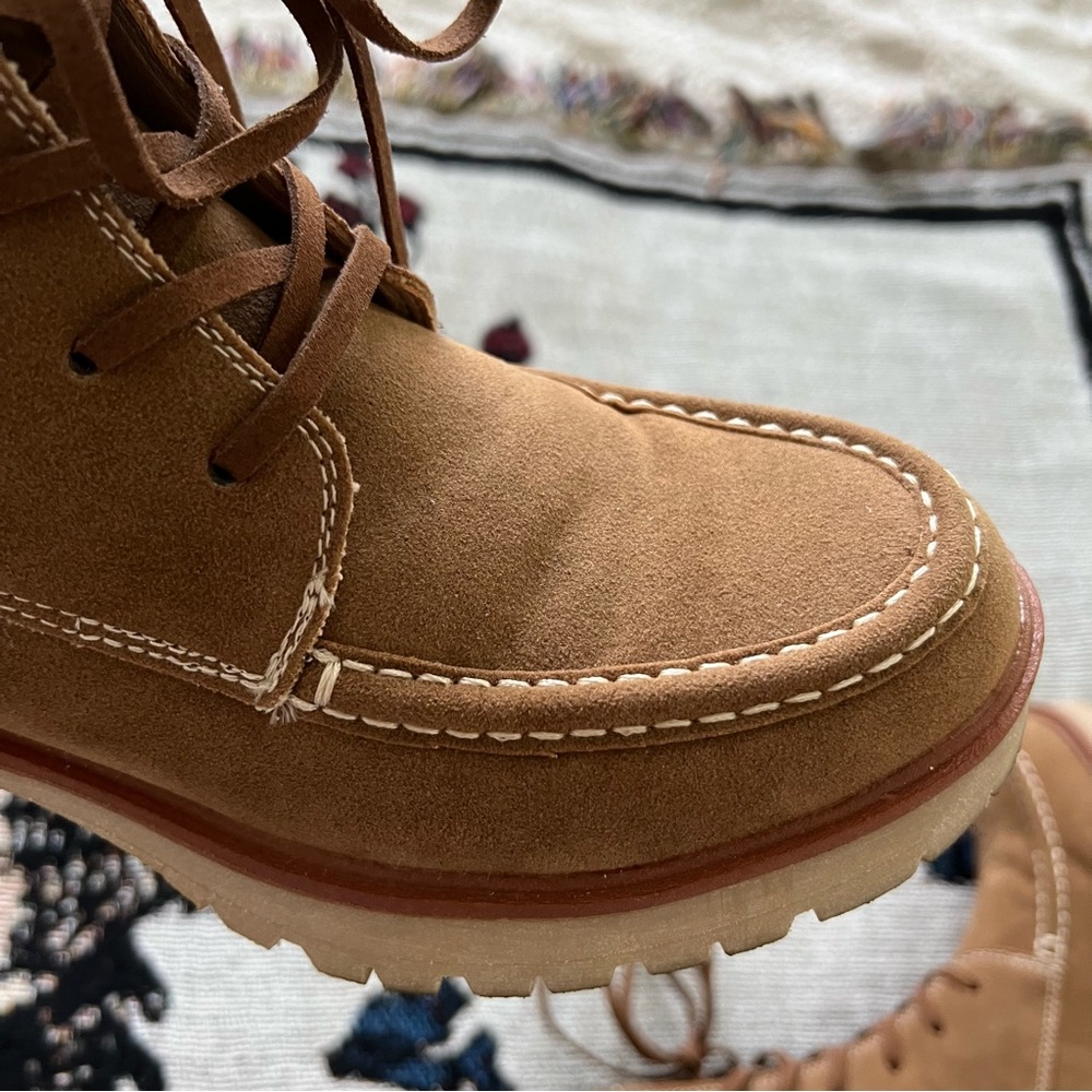 Brown Platform Boots - image 2